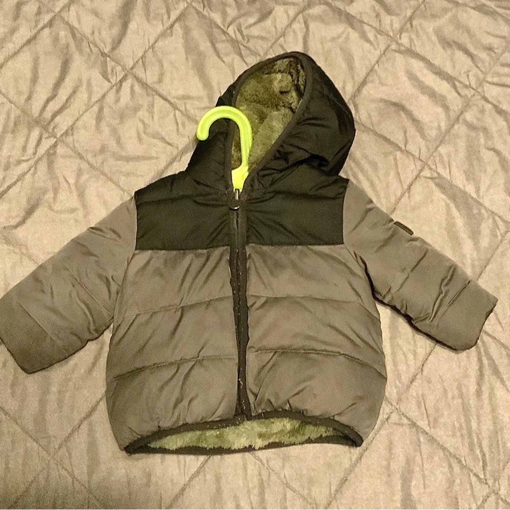 Sherpa lined Puffer Jacket
